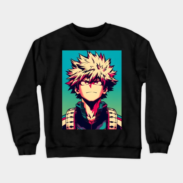 Anime Wonderland: Whimsical Art Prints Featuring Manga-Inspired Designs for Otaku Bliss! Crewneck Sweatshirt by insaneLEDP